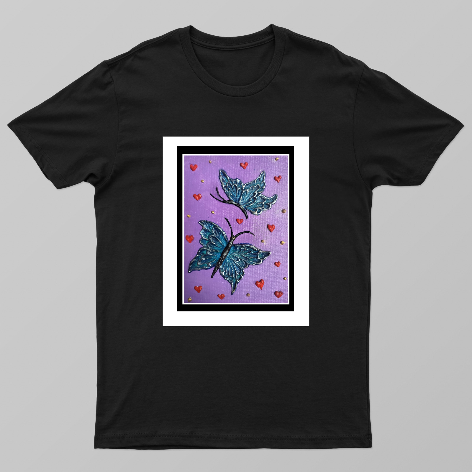 Butterfly design Unisex T-shirt by @artdoorbymegha