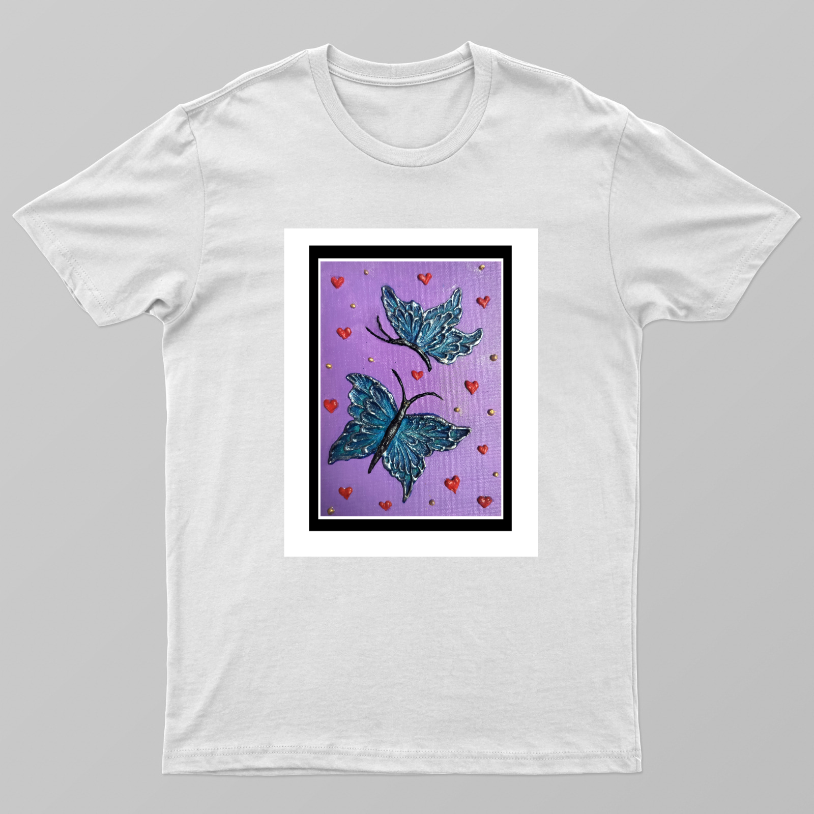 Butterfly design Unisex T-shirt by @artdoorbymegha