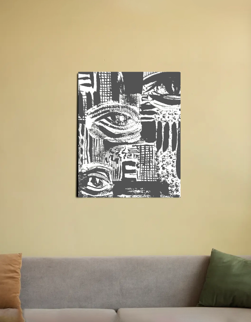 every eye has its own dream 16"x20" Canvas Poster by @artsprout_priya1235