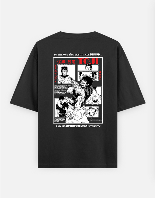 JJK Toji Premium Choice Oversized T-shirt (Back print) by @dylanjay1628