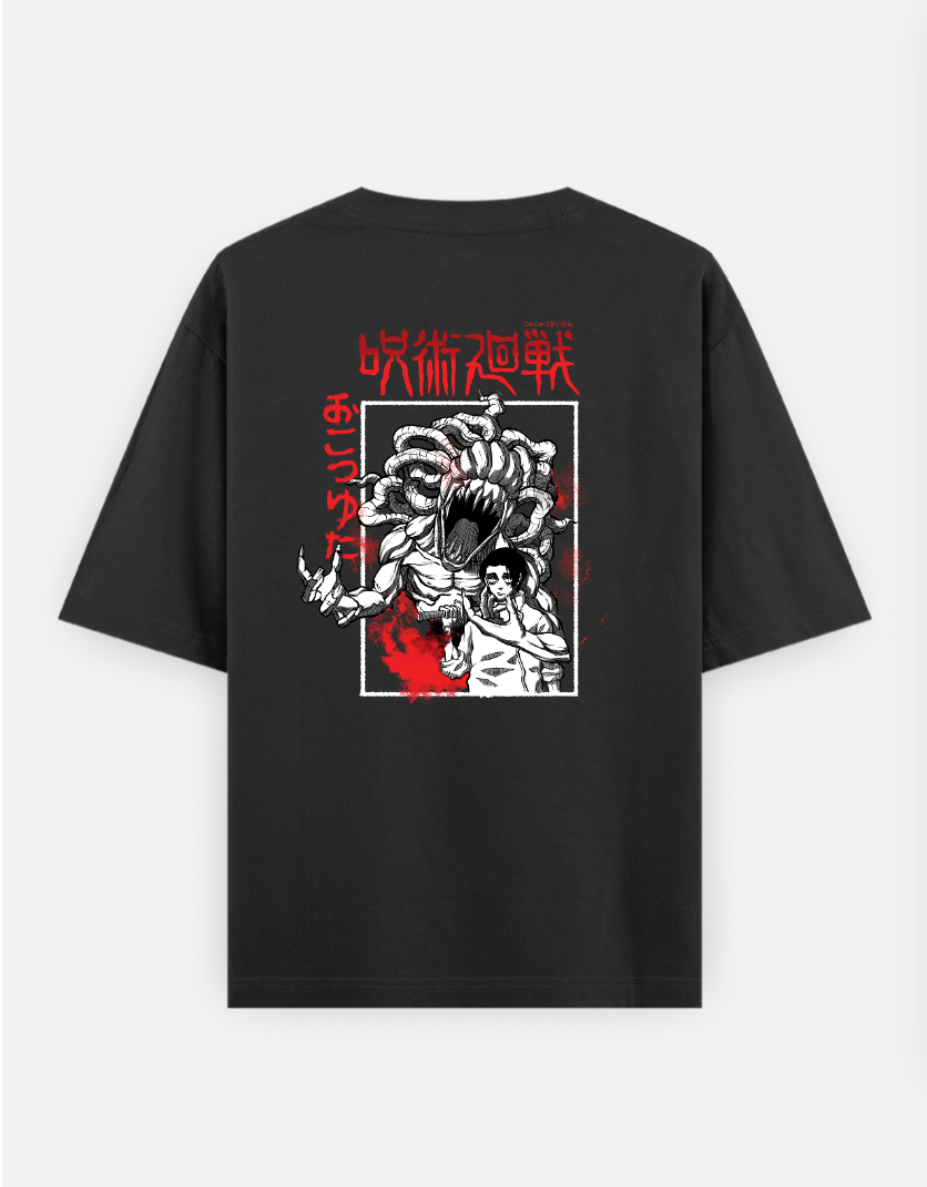 JJK Suguru Geto Premium Choice Oversized T-shirt (Back print) by @dylanjay1628