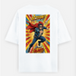 Retro Hero T Shirt Oversized T-shirt (Back print) by @rd_digital_store