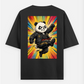 Crazy Panda T Shirt Oversized T-shirt (Back print) by @rd_digital_store