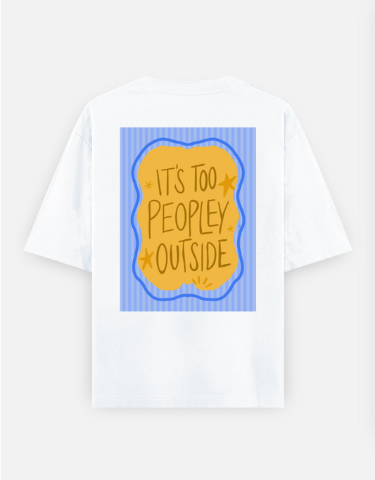 People Oversized T-shirt (Back print) by @umiq.studio