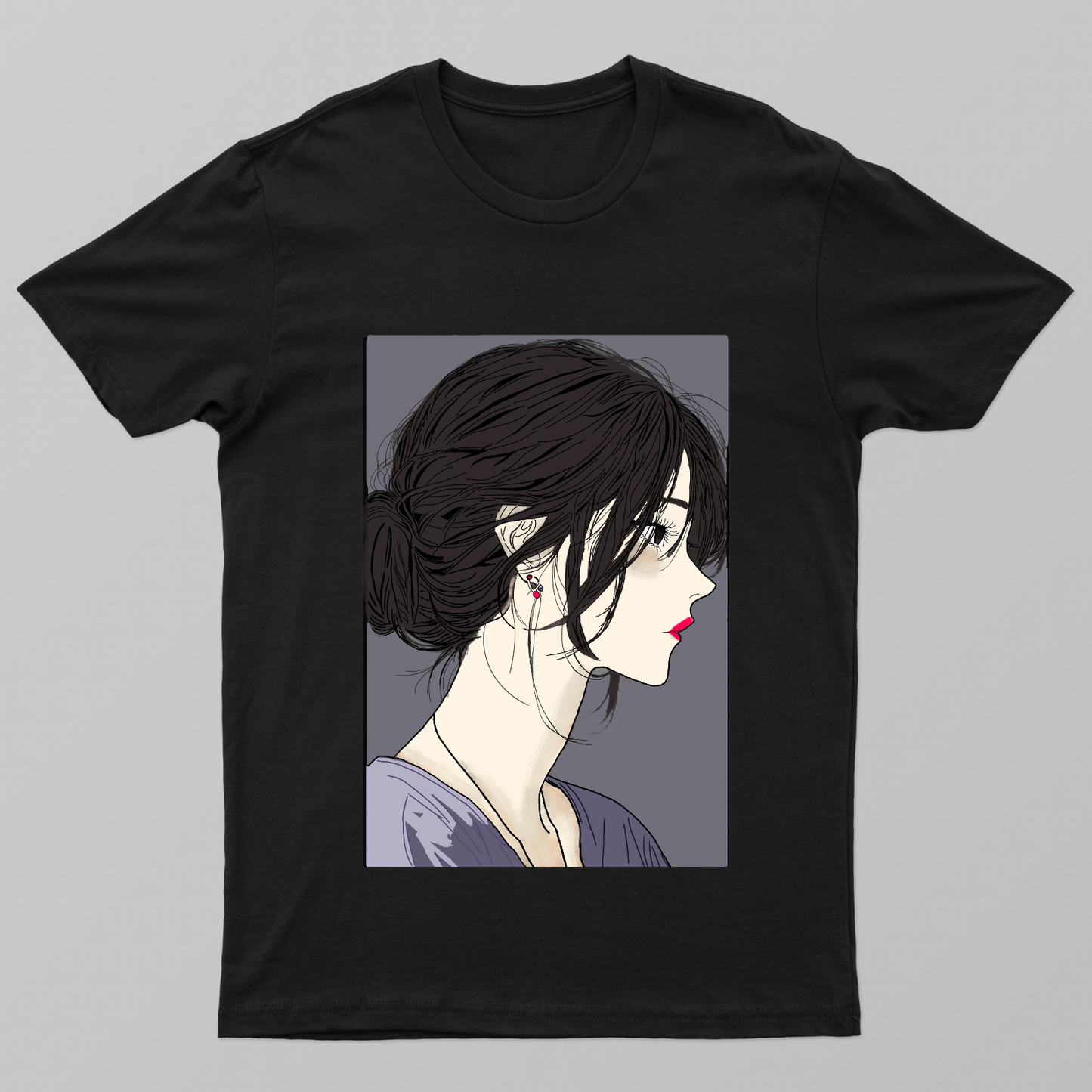Cute girl with a stylish look Unisex T-shirt by Anuradha Das