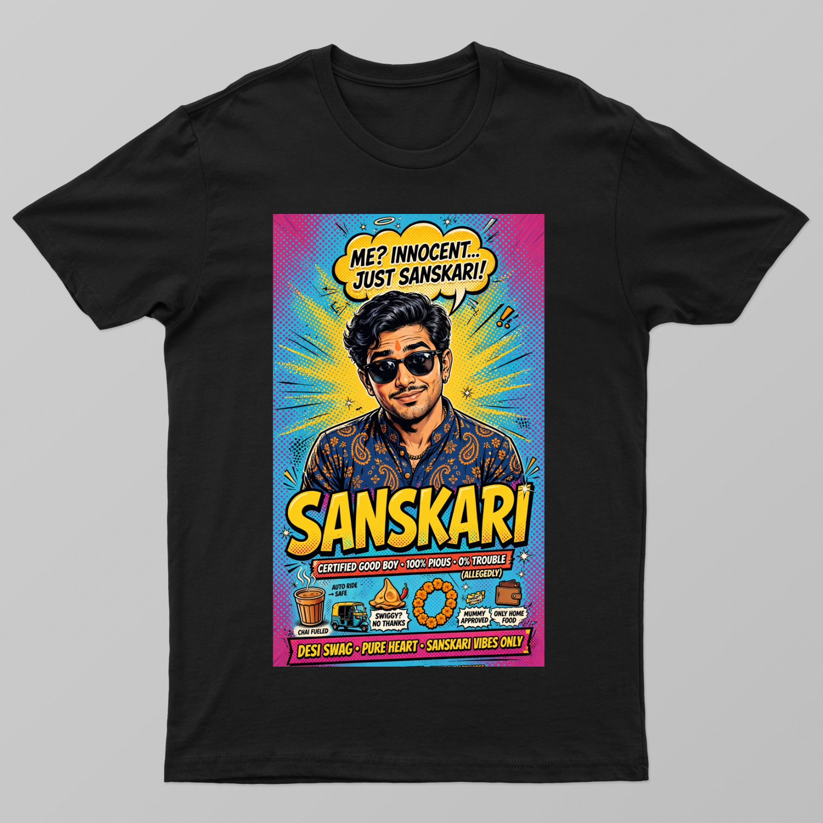 Sanskari T Shirt Unisex T-shirt by @rd_digital_store