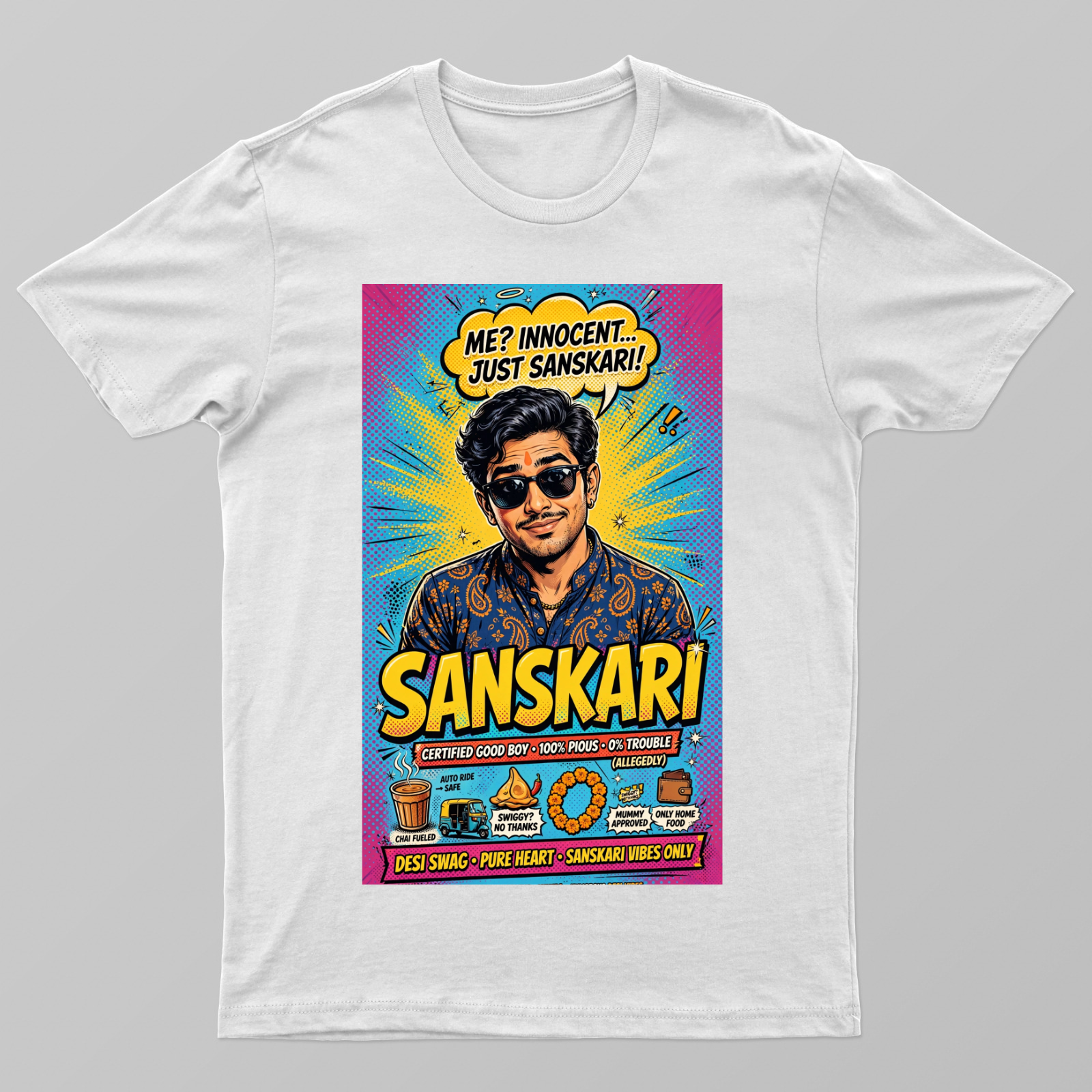 Sanskari T Shirt Unisex T-shirt by @rd_digital_store