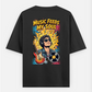 Music Soul T Shirt Oversized T-shirt (Back print) by @rd_digital_store