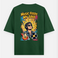 Music Soul T Shirt Oversized T-shirt (Back print) by @rd_digital_store