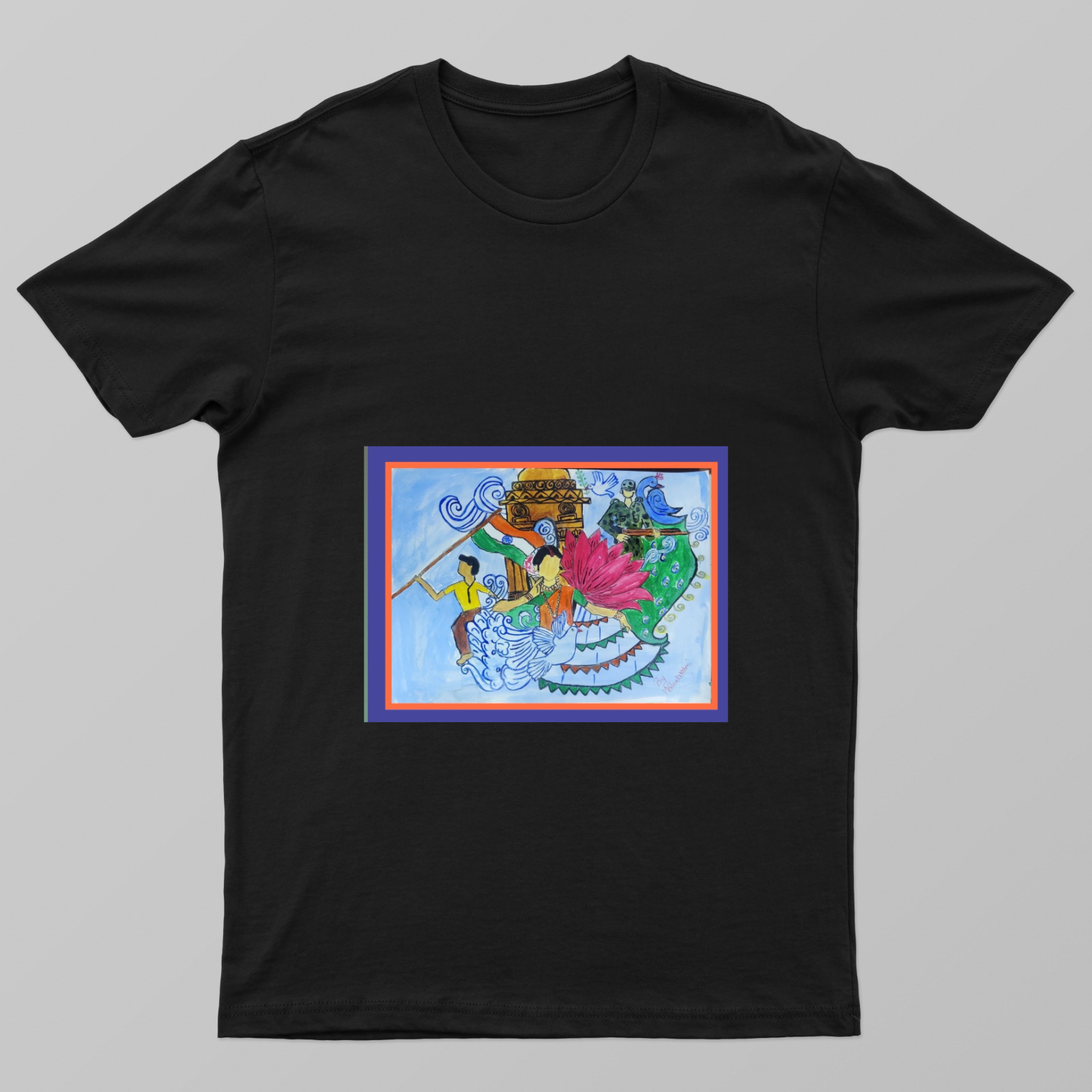 Harmony in motion Unisex T-shirt by MAHALAKSHMI SRIKANTH
