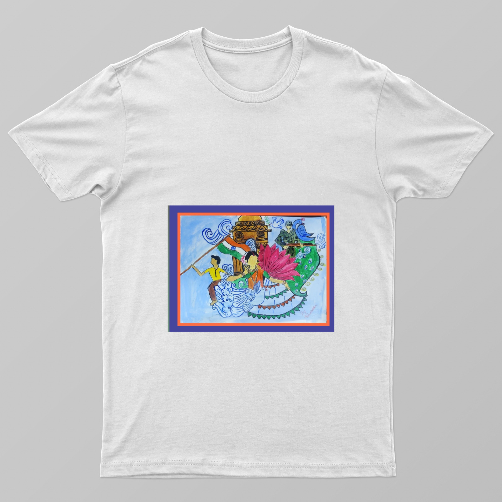 Harmony in motion Unisex T-shirt by MAHALAKSHMI SRIKANTH