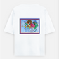 Harmony in motion Oversized T-shirt (Back print) by MAHALAKSHMI SRIKANTH