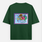 Harmony in motion Oversized T-shirt (Back print) by MAHALAKSHMI SRIKANTH
