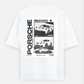 Porsche 911 poster T shirt Oversized T-shirt (Back print) by @sara.khadr1