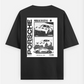 Porsche 911 poster T shirt Oversized T-shirt (Back print) by @sara.khadr1