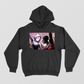 Spider-Man & Spider-Girl | Miles Morales & Gwen Stacy | Unisex Hoodie (Black & White) Unisex Hoodie by @sara.khadr1