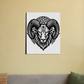 ARIES 16"x20" Canvas Poster by @URBANDIGISTOR_21