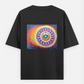 Twin flames Oversized T-shirt (Back print) by @arty_lav