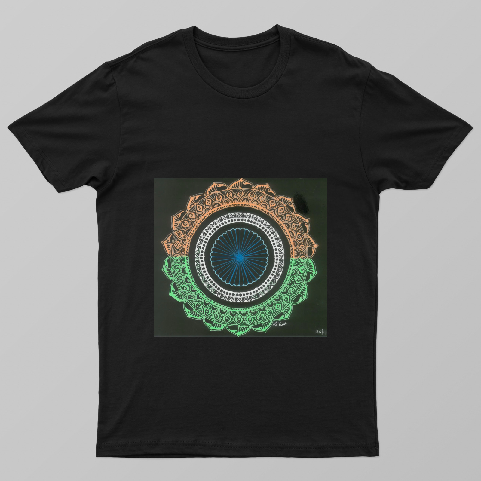 India Unisex T-shirt by @arty_lav