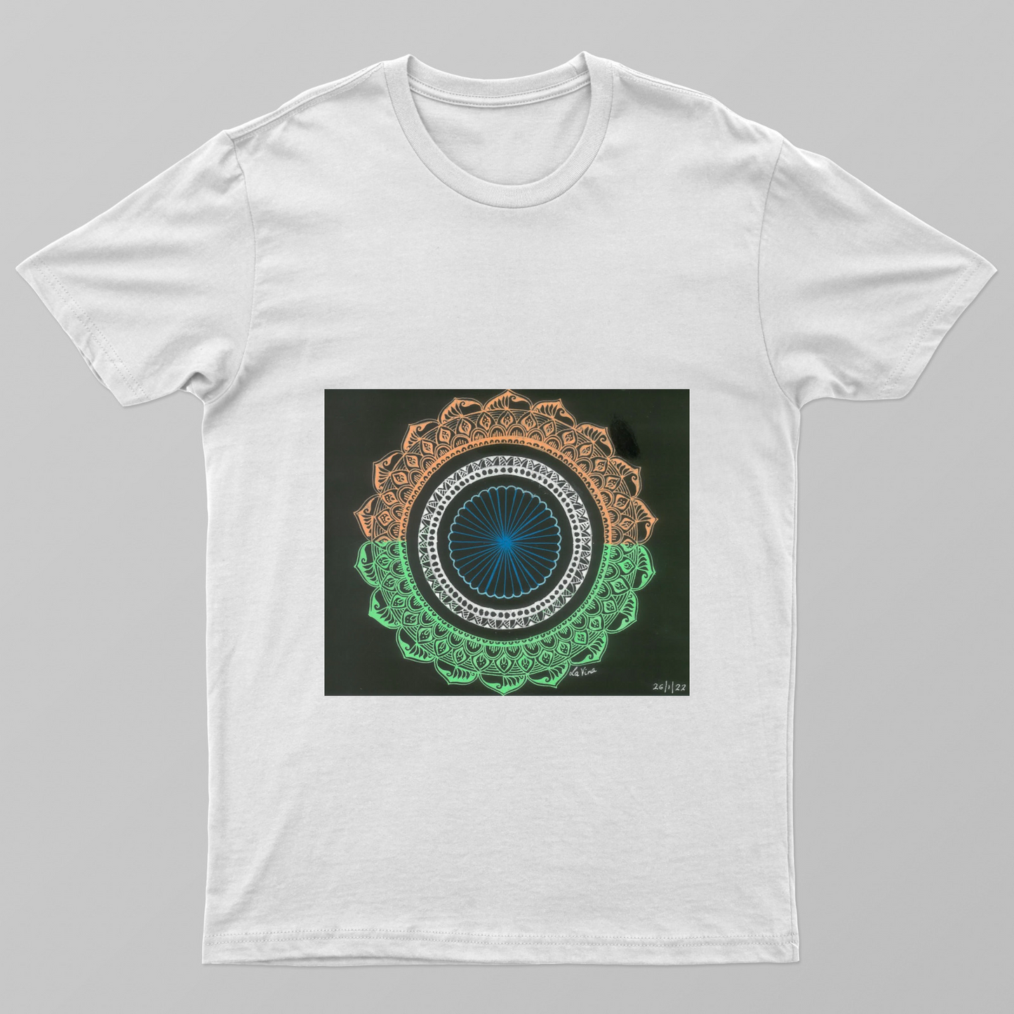 India Unisex T-shirt by @arty_lav