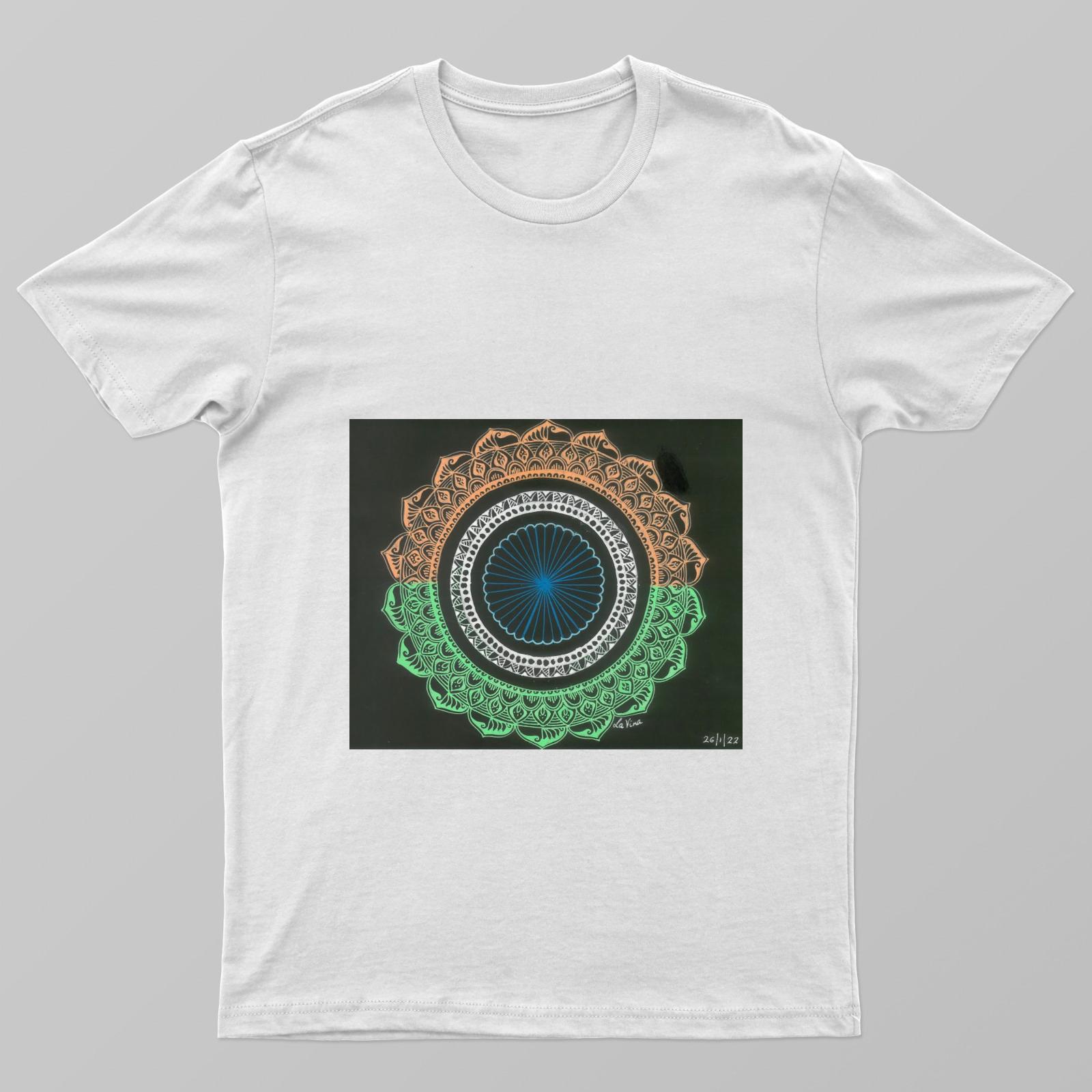 India Unisex T-shirt by @arty_lav