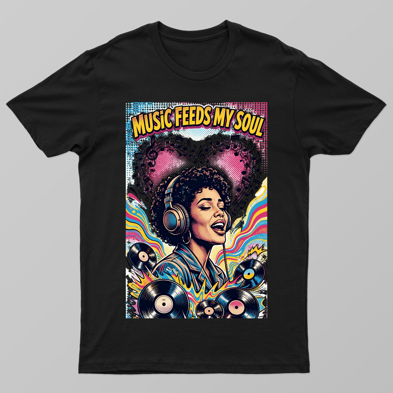 Music & Soul T Shirt Unisex T-shirt by @rd_digital_store
