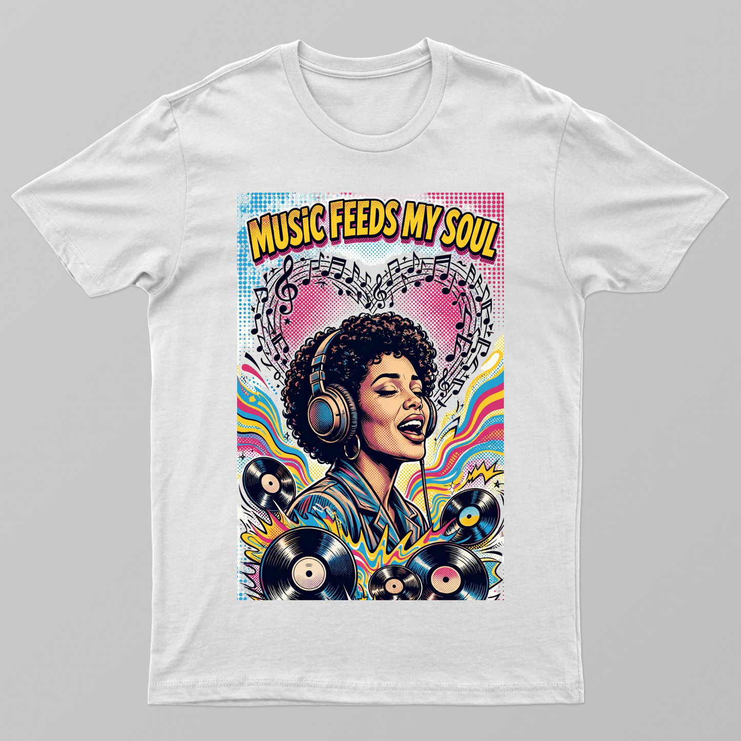 Music & Soul T Shirt Unisex T-shirt by @rd_digital_store