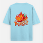 Mirchi Oversized T-shirt (Back print) by @umiq.studio