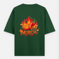 Mirchi Oversized T-shirt (Back print) by @umiq.studio