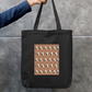Halloween ghost Zipper Tote Bag by AMEENA ZAINAB 