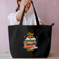 Read Beyond The Stars Canvas Tote Bag | Bookish Library & Market Bag Everyday Large Tote Bag by SeJaa_Studio