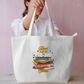 Read Beyond The Stars Canvas Tote Bag | Bookish Library & Market Bag Everyday Large Tote Bag by SeJaa_Studio