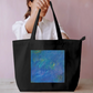 mysterious sea Everyday Large Tote Bag by Lata Francis 
