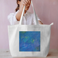 mysterious sea Everyday Large Tote Bag by Lata Francis 