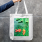 Fish design Zipper Tote Bag by @artdoorbymegha