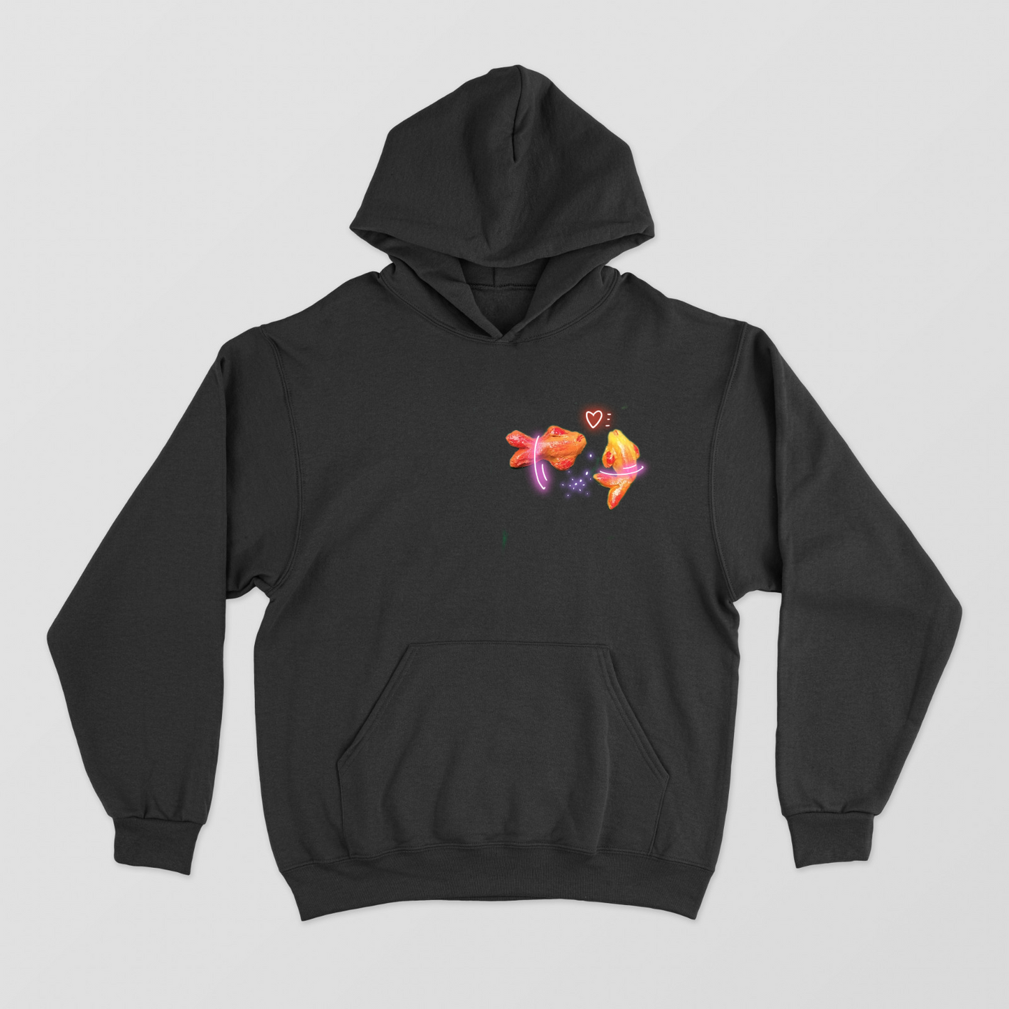 Love,fishes design Unisex Hoodie by @artdoorbymegha