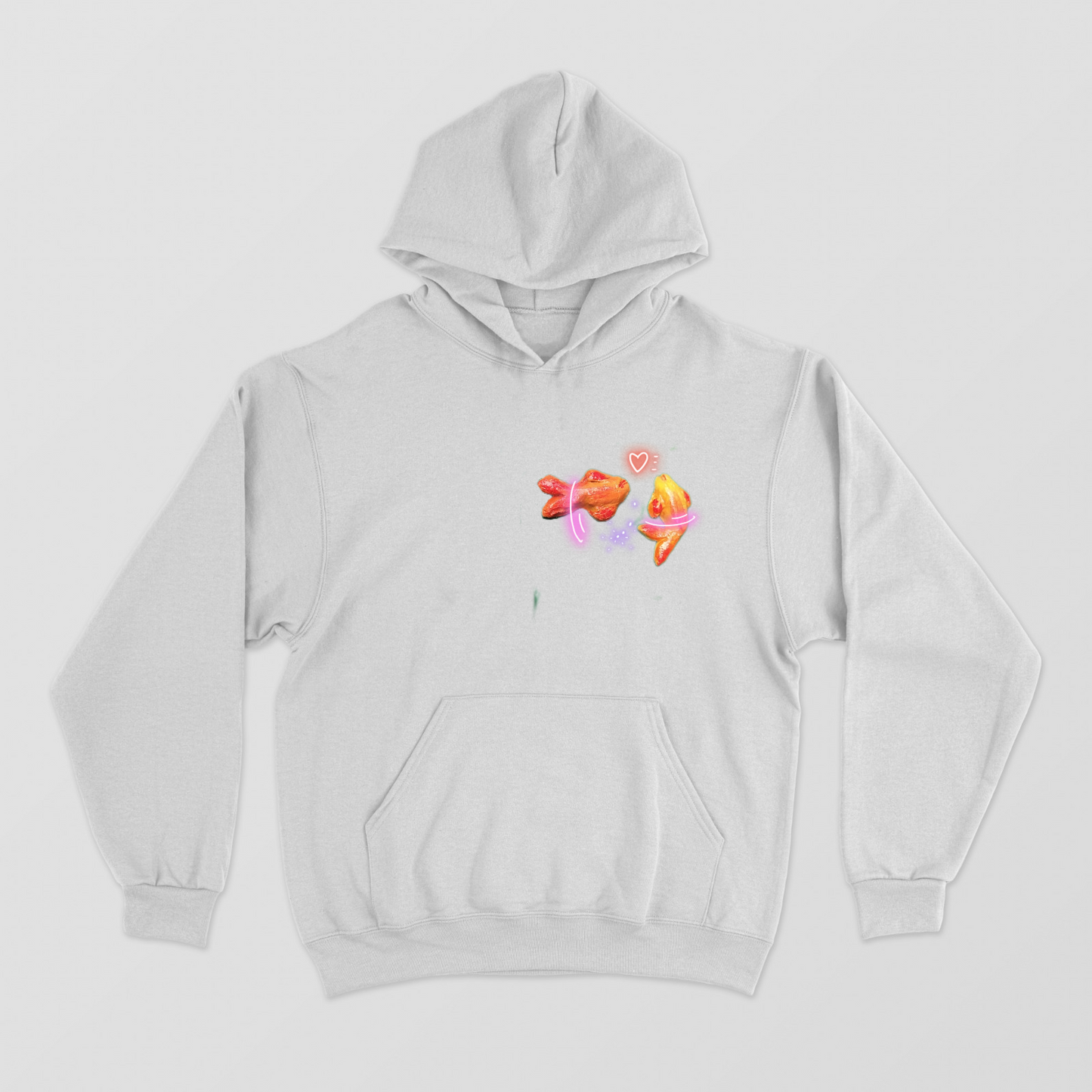Love,fishes design Unisex Hoodie by @artdoorbymegha