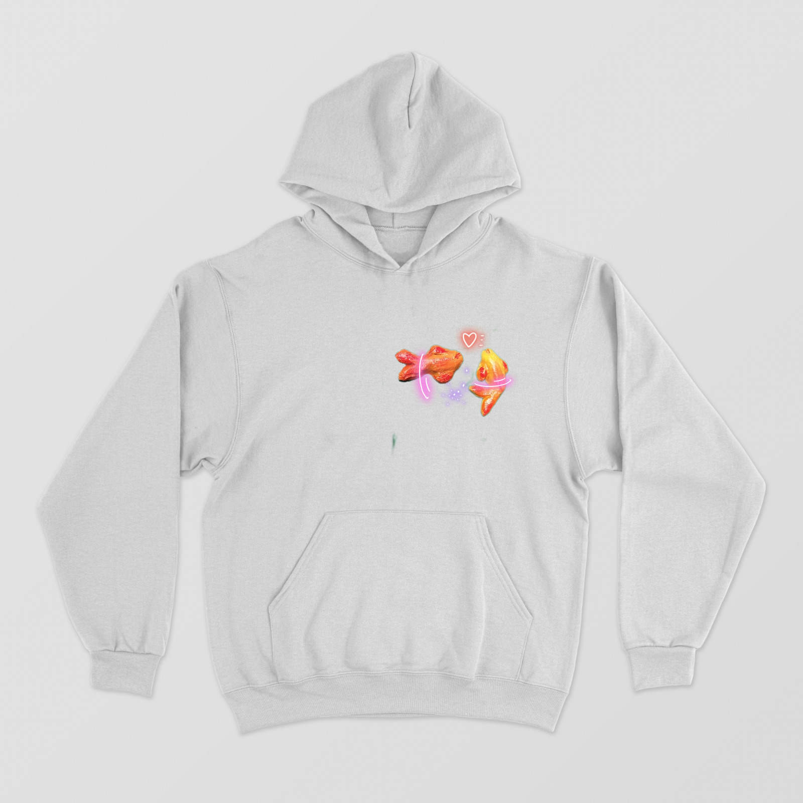 Love,fishes design Unisex Hoodie by @artdoorbymegha