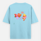 Love fish design Oversized T-shirt (Back print) by @artdoorbymegha