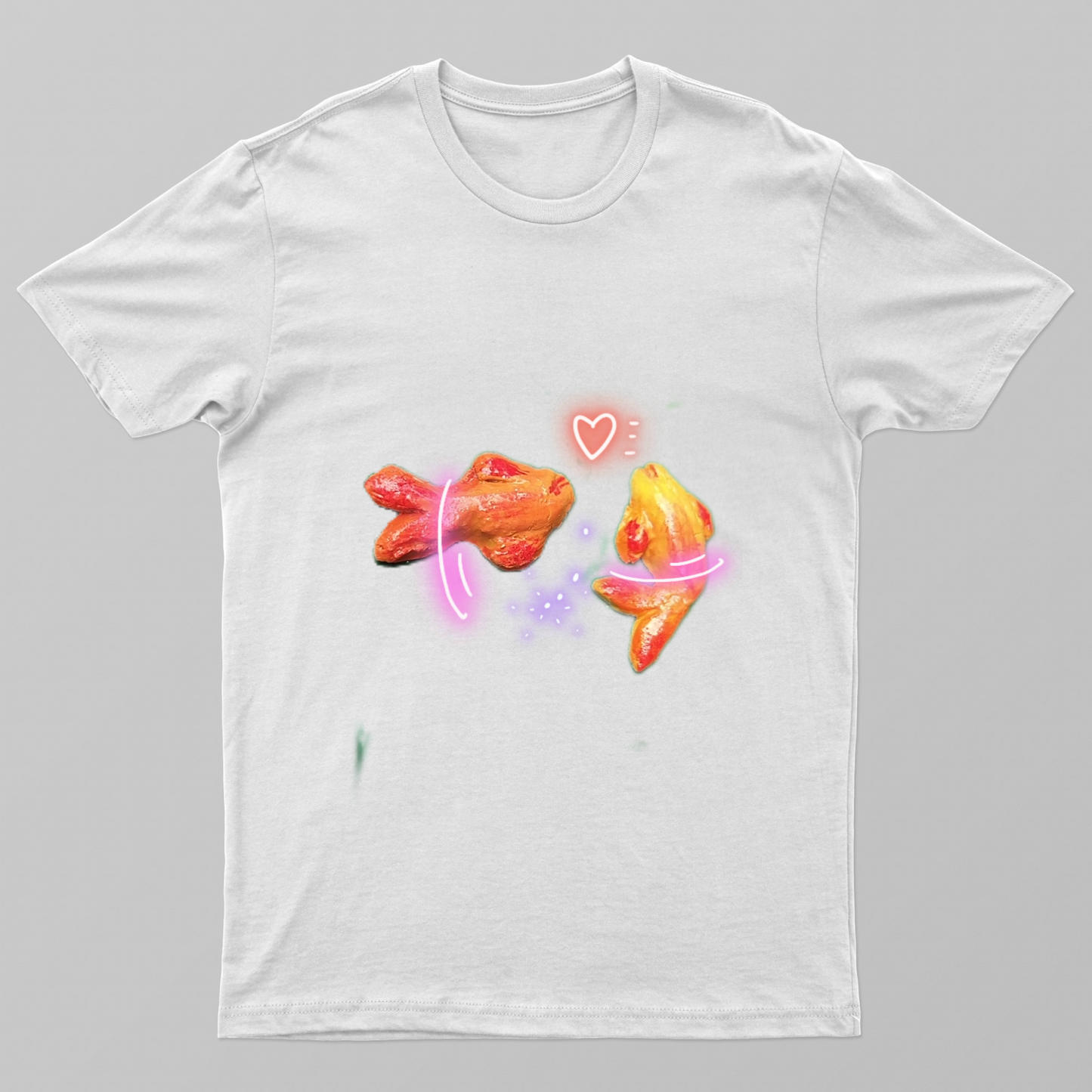 Gold fish design Unisex T-shirt by @artdoorbymegha