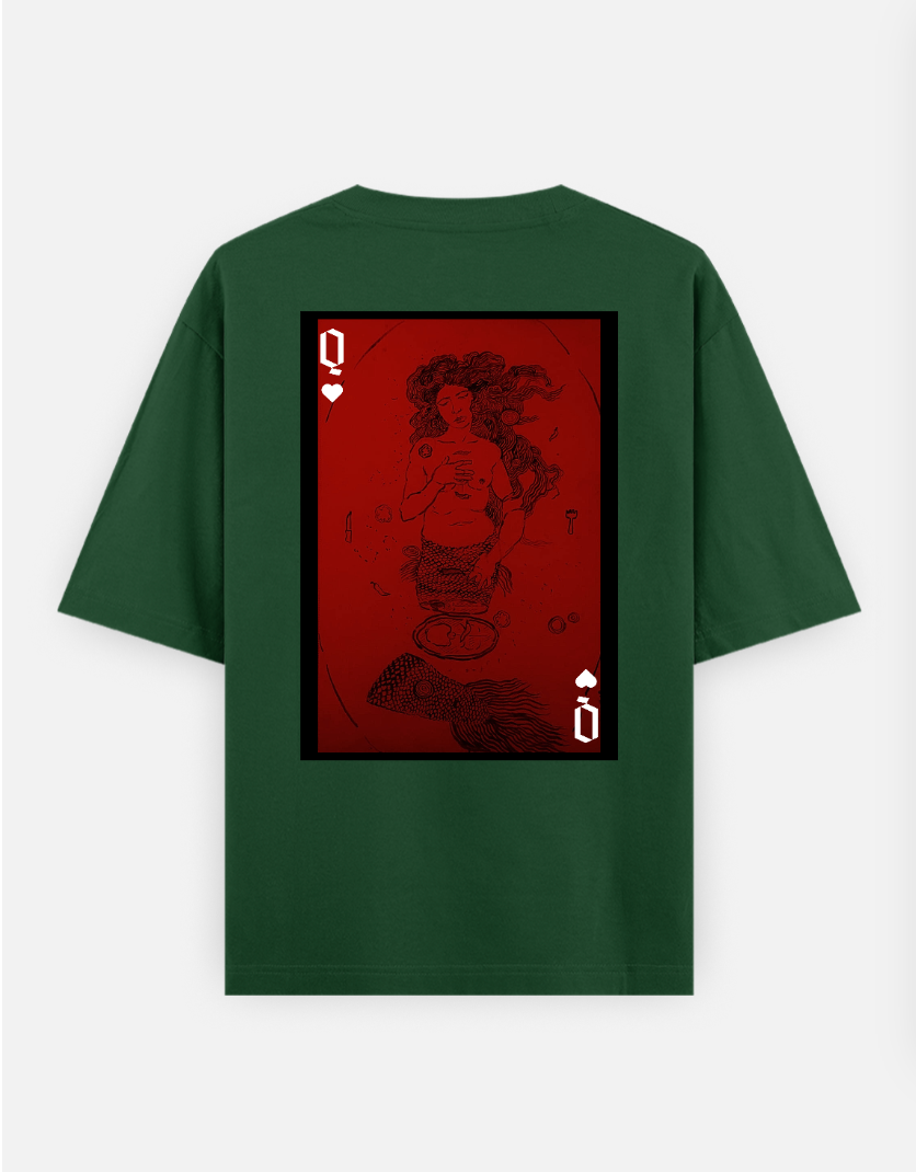 The Meal (BACK PRINT) Oversized T-shirt (Back print) by Rishit Chakraborty