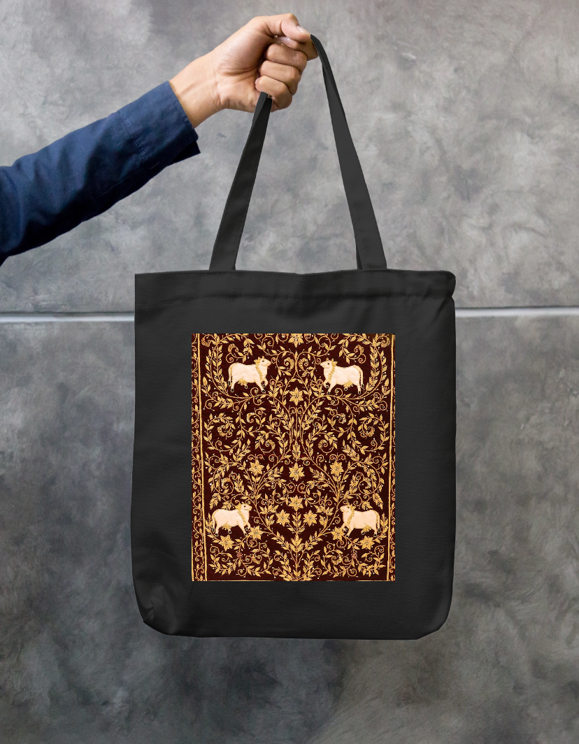 Sawan Zipper Tote Bag by Urvashi Rathore 