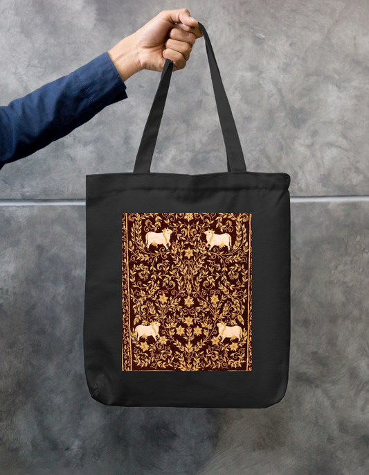 Sawan Zipper Tote Bag by Urvashi Rathore 
