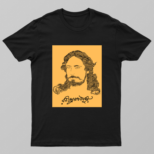 RABINDRANATH TAGORE Unisex T-shirt by Rishit Chakraborty