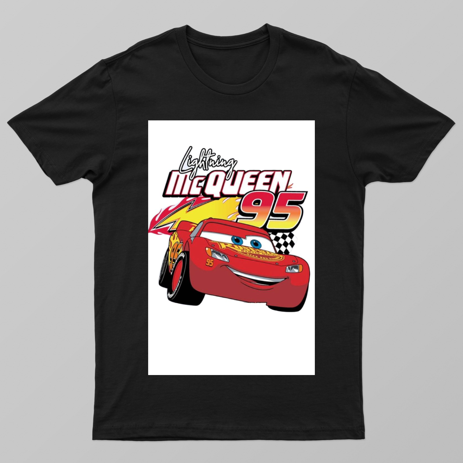 Lightning macqueen Unisex T-shirt by Virendra Giri