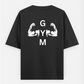 Gym Oversized T-shirt (Back print) by Virendra Giri