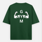 Gym Oversized T-shirt (Back print) by Virendra Giri