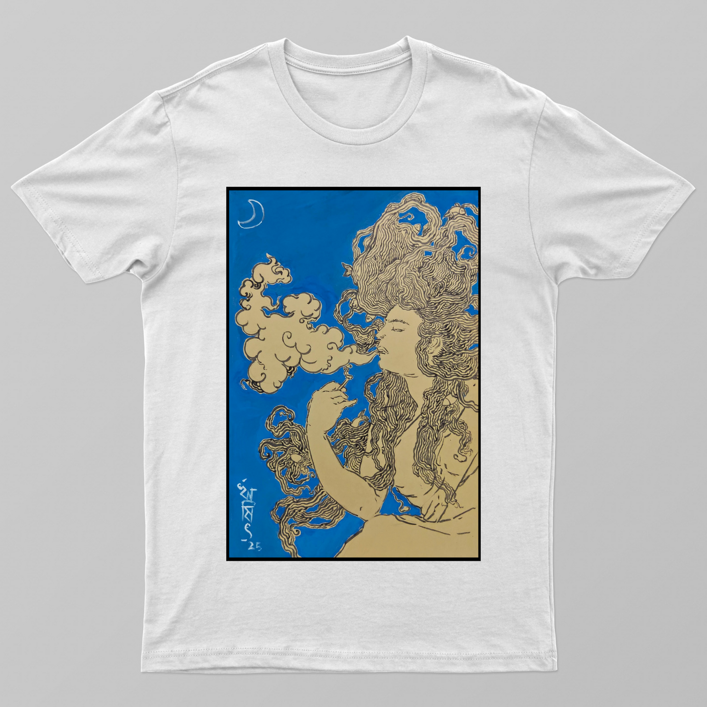 Smoke Unisex T-shirt by Rishit Chakraborty