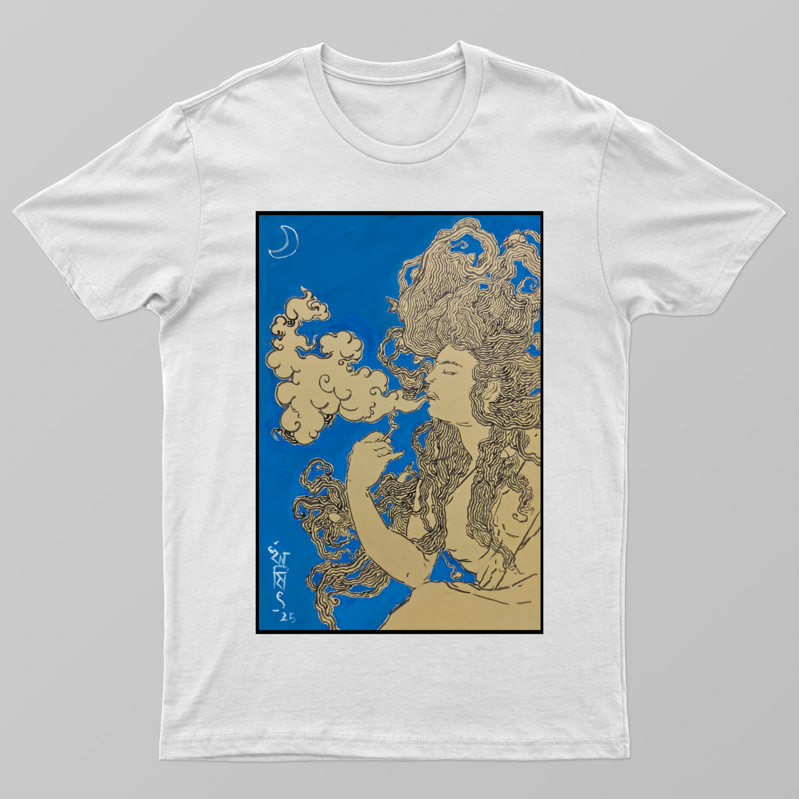 Smoke Unisex T-shirt by Rishit Chakraborty