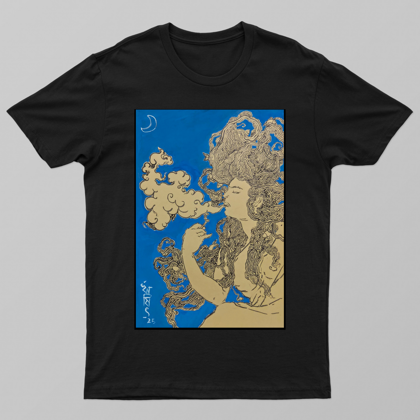 Smoke Unisex T-shirt by Rishit Chakraborty